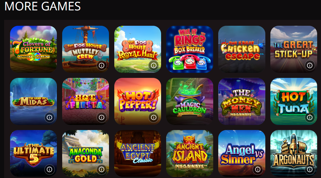666 Casino games lobby — 3000+ slots, live casino and table games